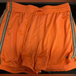 Nike neon Dri Fit shorts, women’s large